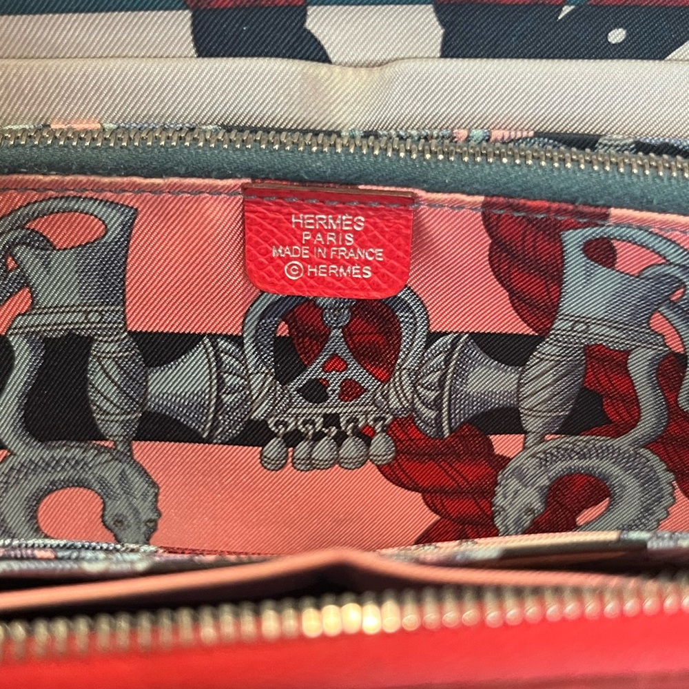 HERMES Silk’In Long Wallet
